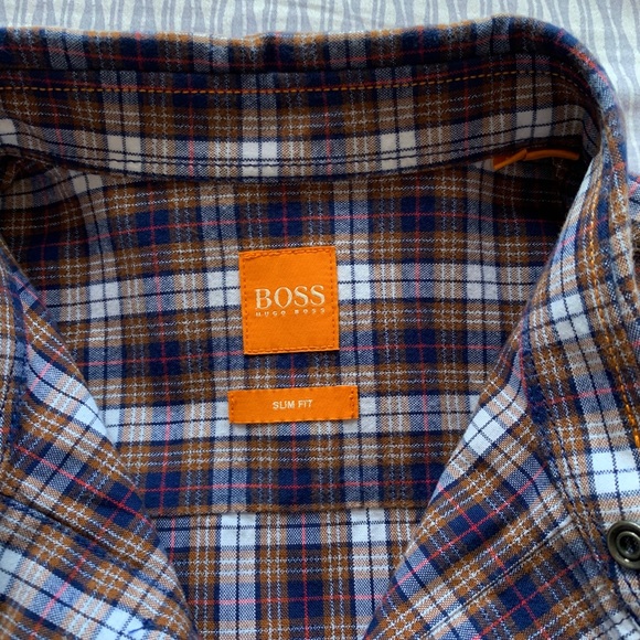 Hugo Boss Shirts Mens Hugo Boss Flannel Shirt Like New Condition Poshmark